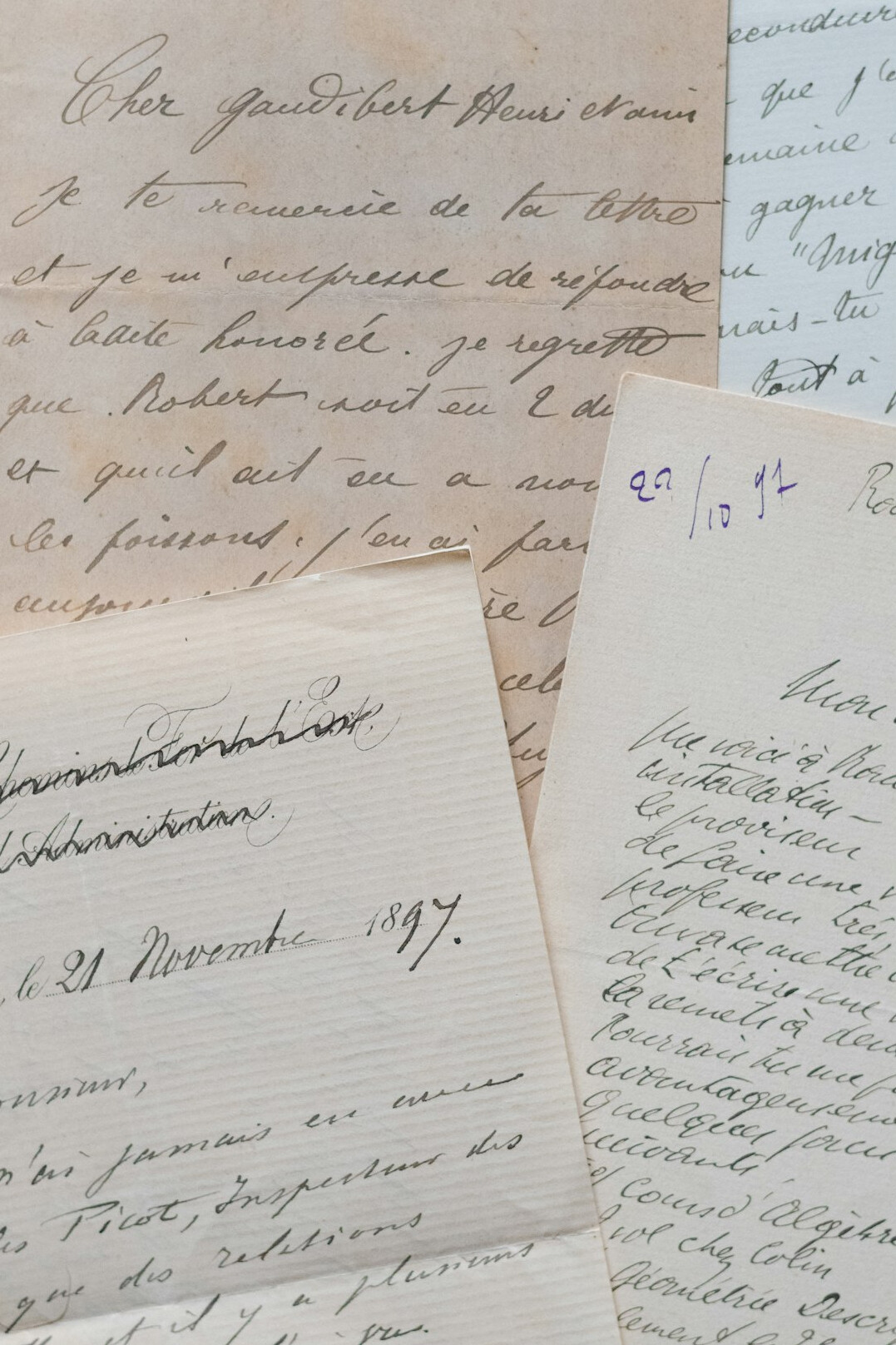 old handwritten letters